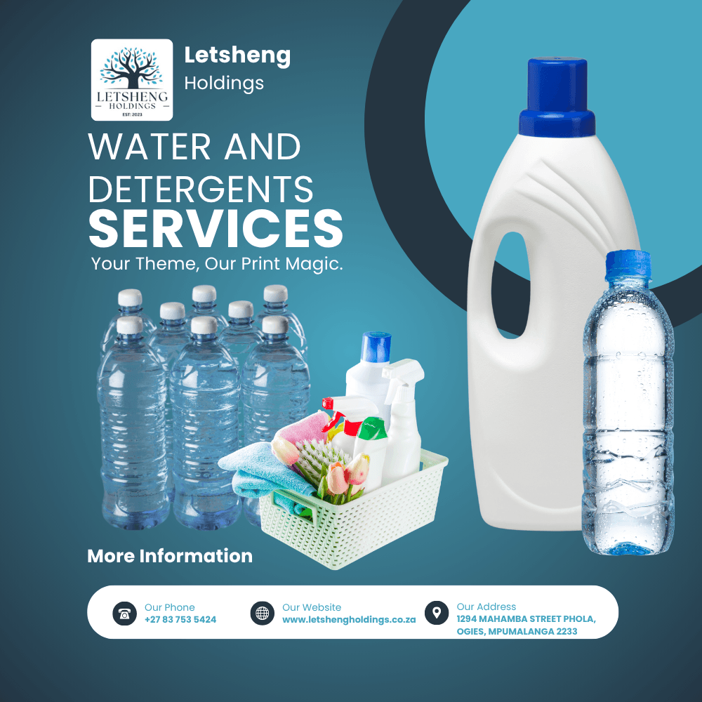 Water and Detergents